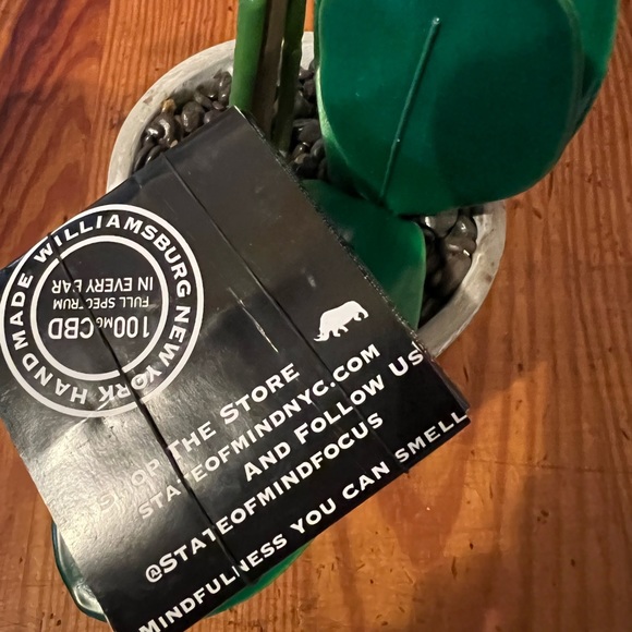 State Of Mind Black handcrafted hard Soap - Picture 3 of 3